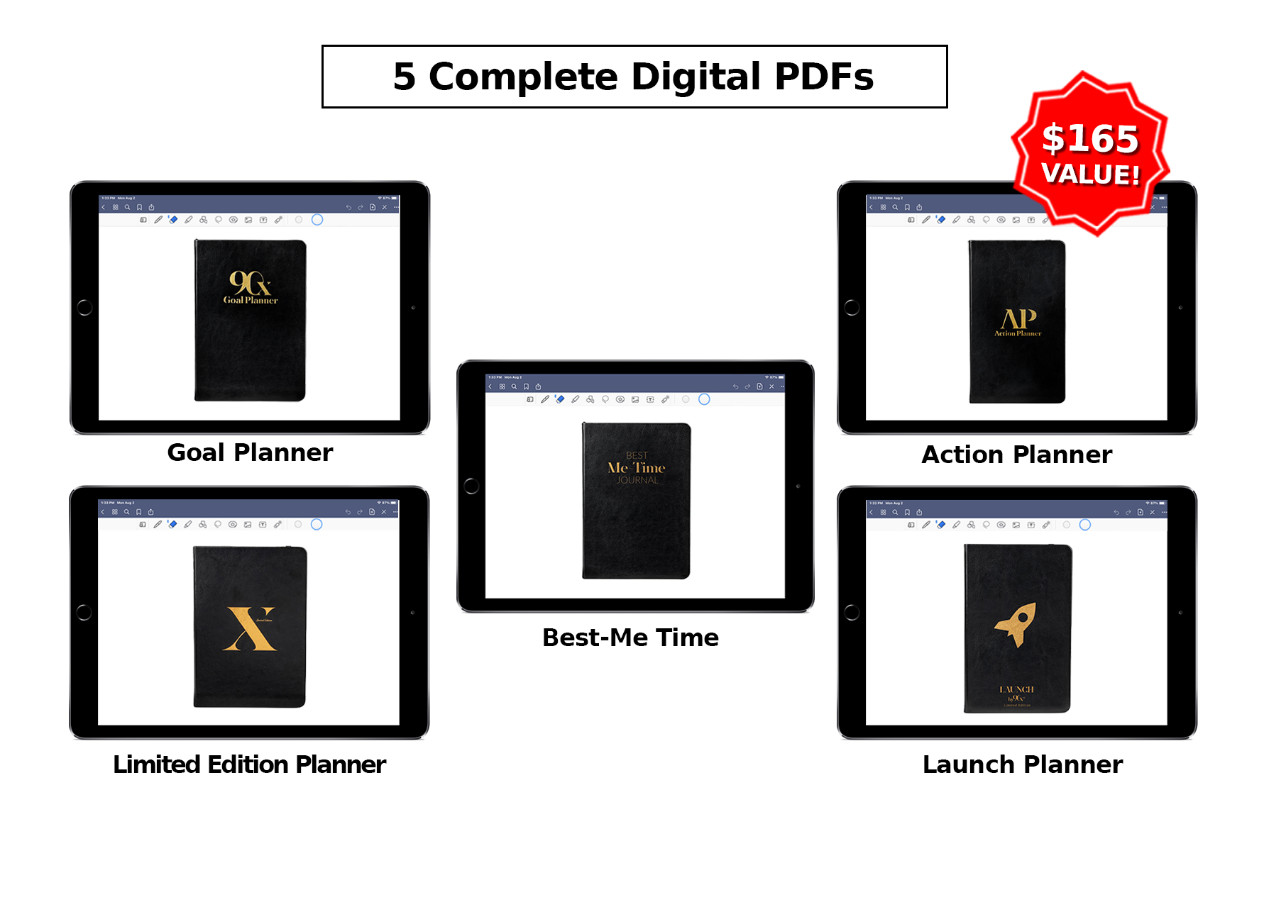 3 90X® Digital Planners