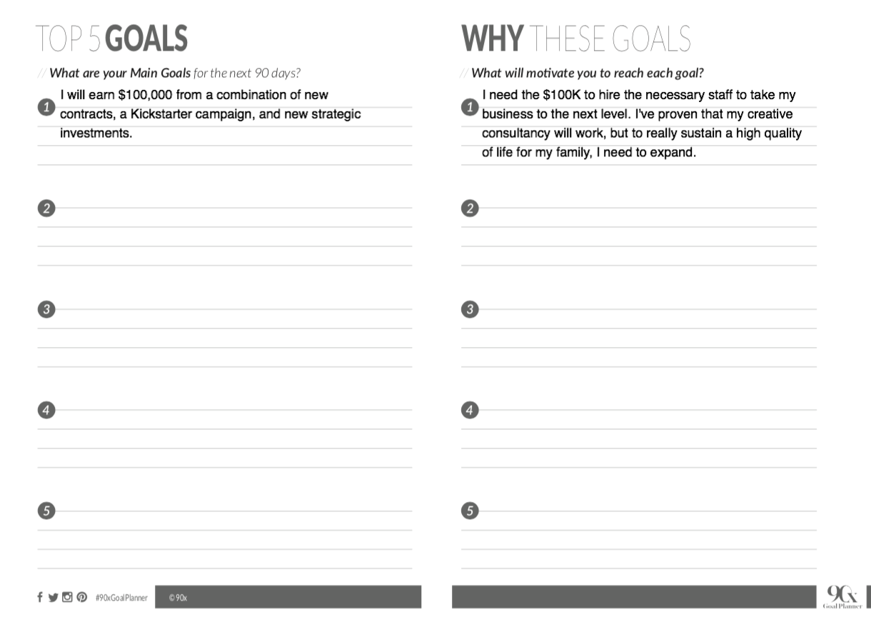 Digital Goal Planner