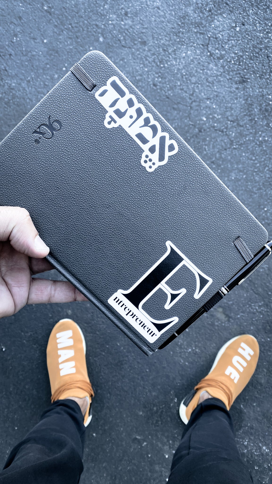Notebook 90 Dotted and lines Hardcover Notebook / Perfect Bullet Journal Lies flat ...