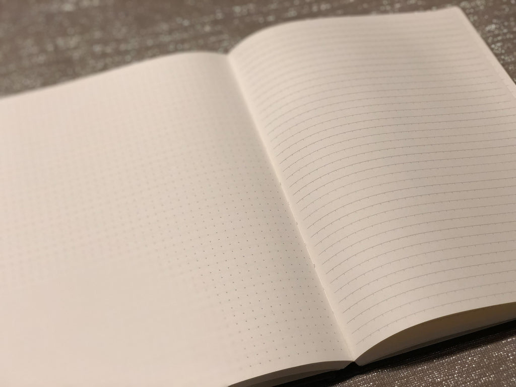Notebook 90 Dotted and lines Hardcover Notebook / Perfect Bullet Journal Lies flat ...