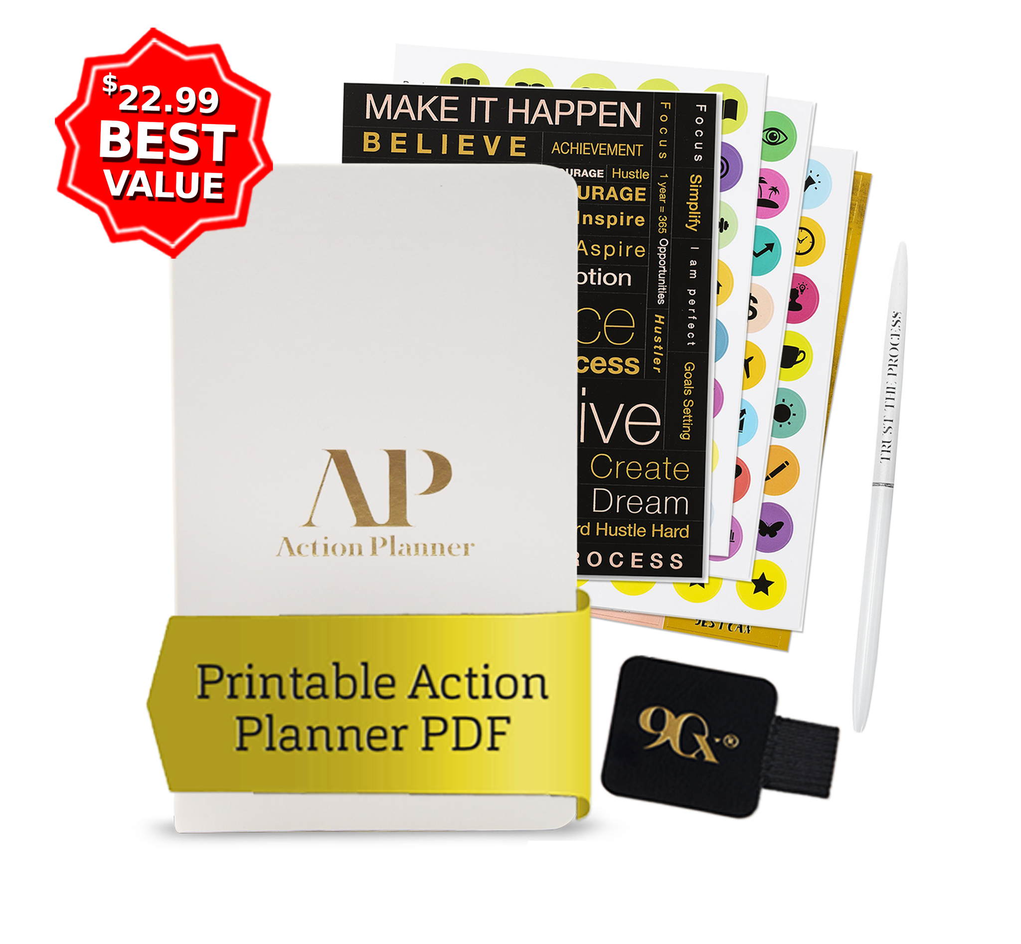 90X® Accessory Pack - Goal Planner, Action Planner essentials